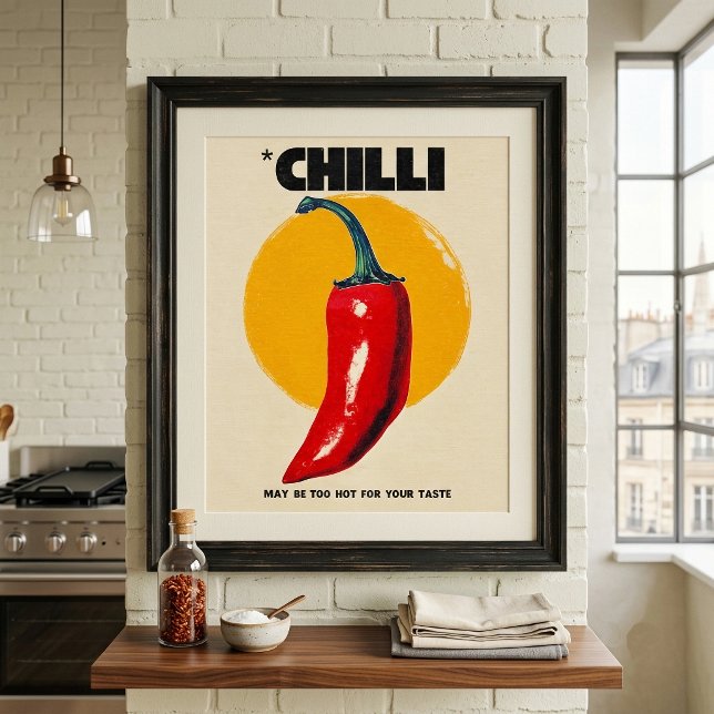 Vintage Chillipeppar Poster (Skapare uppladdad)
