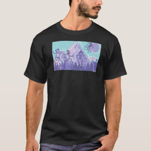 Vintage Chim för jute-Vilden för återställande av T Shirt