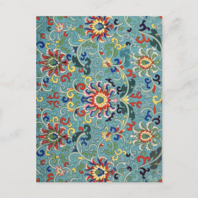 Vintage China Art Vykort (Framsida)