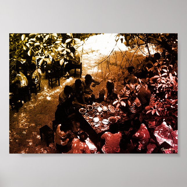 Vintage China Canton restaurant Poster (Framsidan)