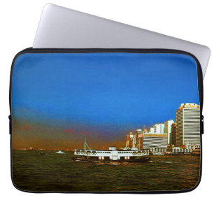 Vintage China Hongkongs skyscraper hav Laptop Fodral