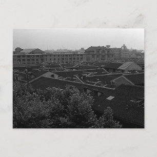 Vintage China Shanghai City Vykort
