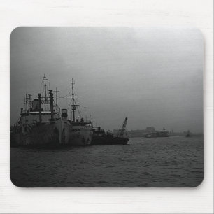 Vintage China Shanghai-hamnen Fodral-Mate iphone c Musmatta