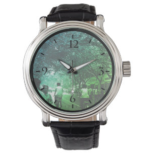 Vintage China Shanghai street Armbandsur