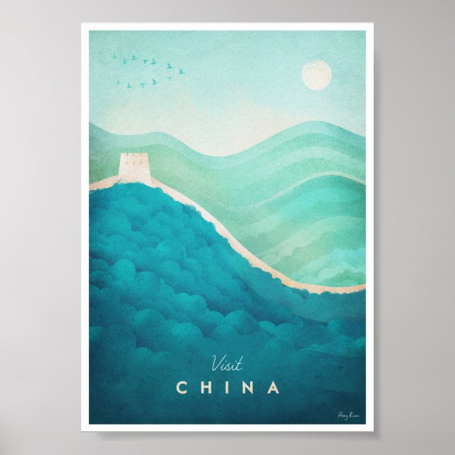Vintage China Travel Poster (Framsidan)