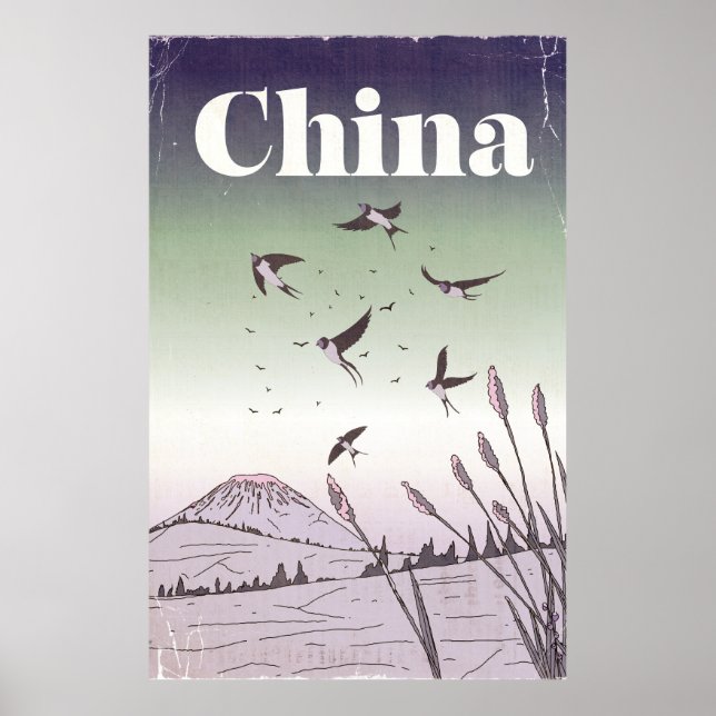 Vintage China Travel Poster (Framsidan)