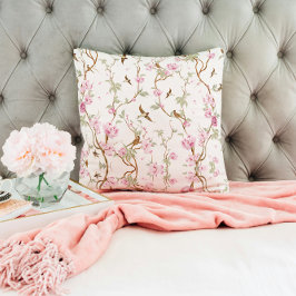 Vintage Chinoiserie Floral Kudde