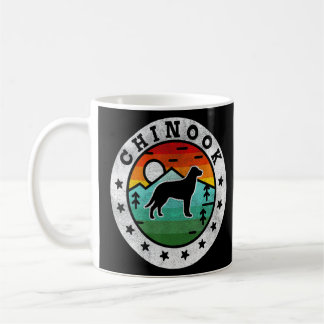 Vintage Chinook Retro Hund Mamma Pappa Kaffemugg