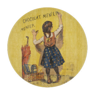 Vintage Chocolat Menier Fransk Affisch Bouisset Ko