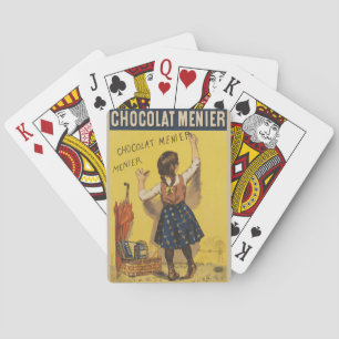 Vintage Chocolat Menier Fransk Affisch Bouisset Ko Casinokort