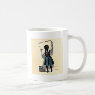 Vintage Chocolat Menier fransk affisch Bouisset ko Kaffemugg