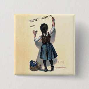 Vintage Chocolat Menier Fransk Affisch Bouisset Ko Knapp