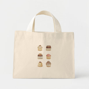 Vintage Chocolat ...tote bag Mini Tygkasse