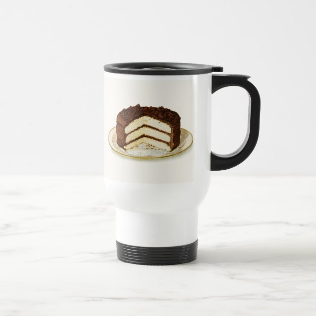 Vintage Chocolate Iced Lagrar Cake Resemugg (Höger)