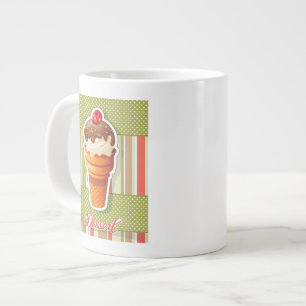 Vintage Chokladglass Jumbo Mugg