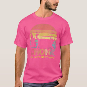 Vintage Chonk Cat Meme Oh Lawd Han kommer vintage  T Shirt