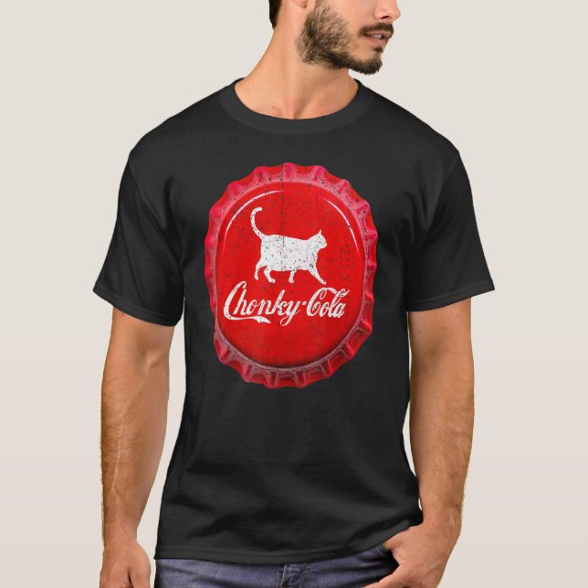 Vintage Chonky Cola T Shirt (Framsida)