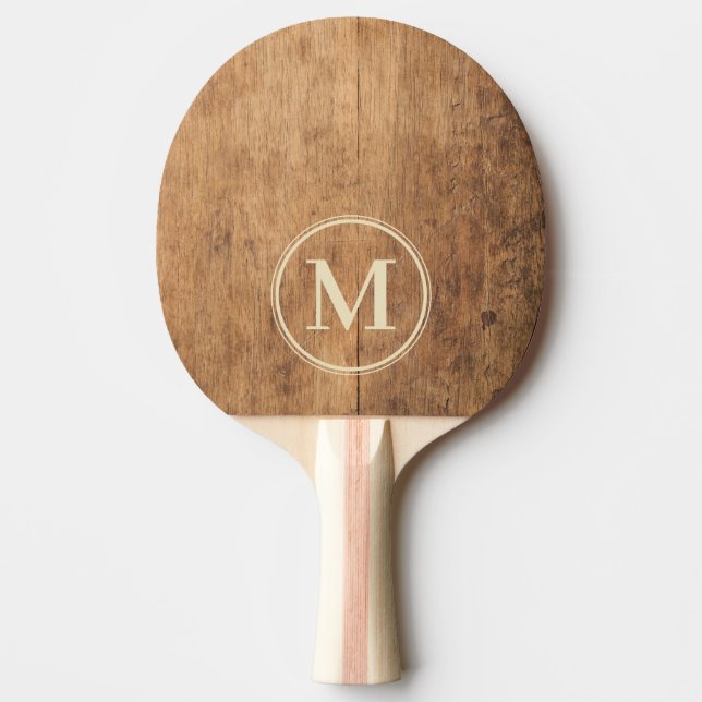 Vintage Chopping Block Monogram Pingisracket (Framsidan)