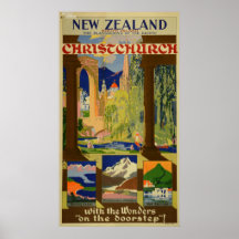 Vintage ChristChurch New Zealand Travel