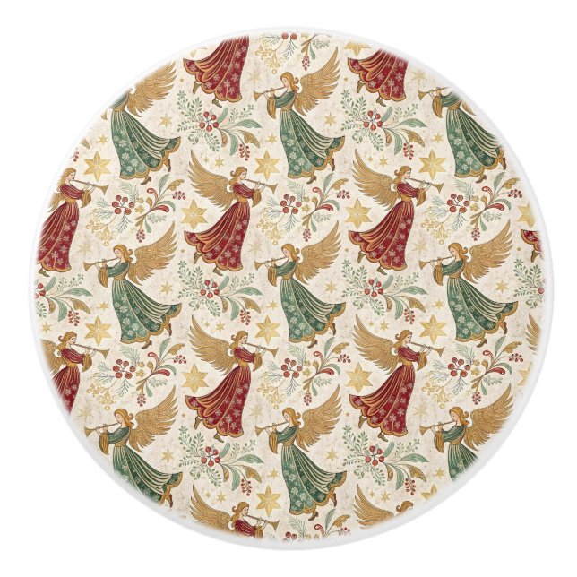 Vintage Christmas Angels  Knopp (Framsidan)