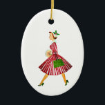 vintage christmas dam julgransprydnad keramik<br><div class="desc">"vintage christmas dam ", "vintage christmas", "vintage julafton", "retro christmas", "1950 s christmas", "rockabilly christmas" "1950-talet julafton", "ful christmas" "christmas pinup", "christmas pin up", </div>