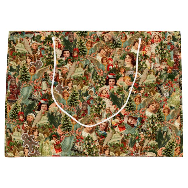 Vintage christmas Gift Bag (Framsidan)