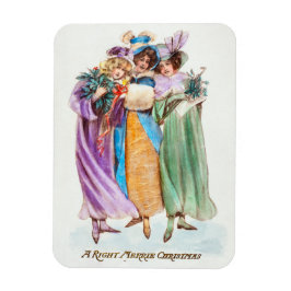 Vintage christmas helgdag magnet