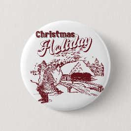 Vintage Christmas Holiday  Knapp