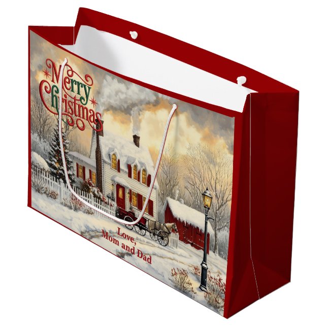 Vintage Christmas Home Christmas (Framsidan Vinklad)