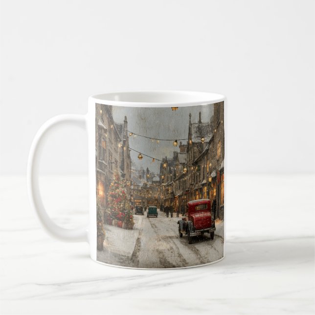 Vintage Christmas Kaffemugg (Vänster)