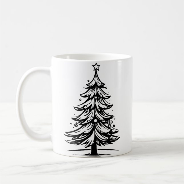 vintage christmas mugg (Vänster)
