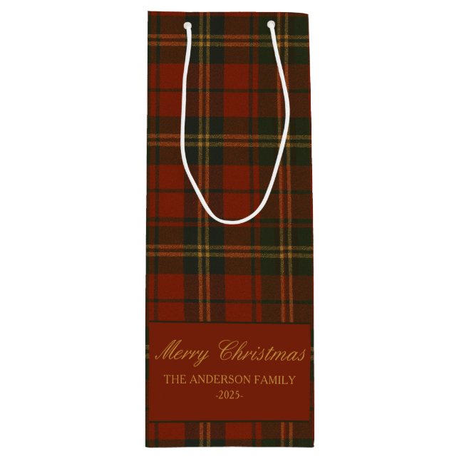 Vintage Christmas Party Plaid Classic Timeless (Framsidan)