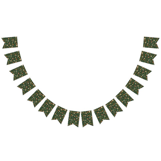 Vintage Christmas Pattern - Flags with String Vimplar (Alla)