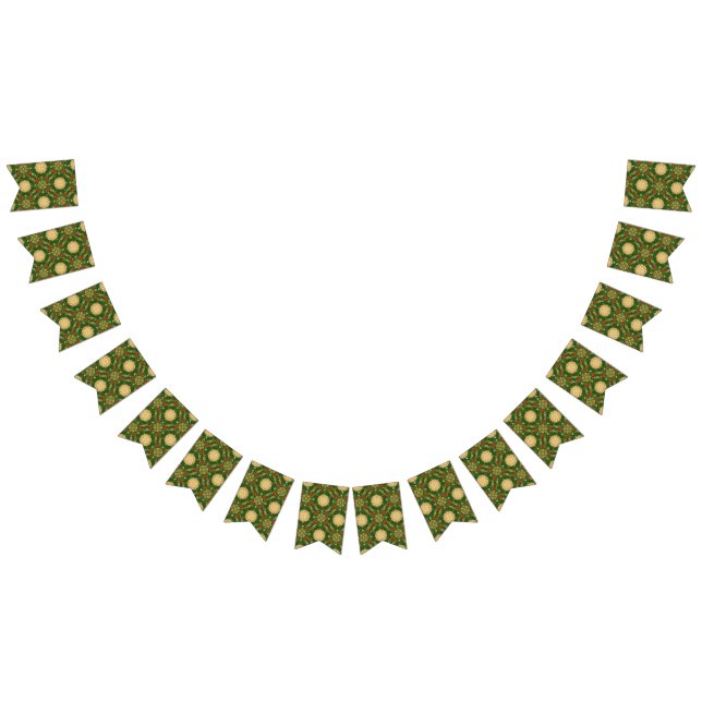 Vintage Christmas Pattern - Flags with String  Vimplar (Alla)