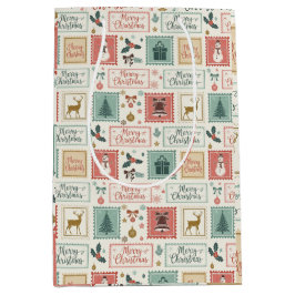 Vintage Christmas Postage Pattern