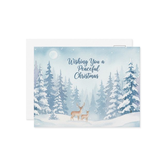 Vintage Christmas Postcard Vykort (Fram/Back In Situ)