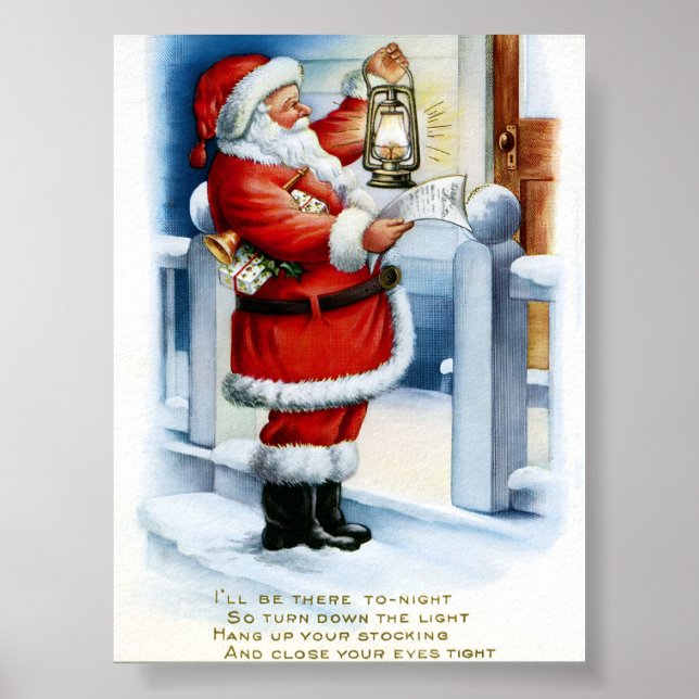 vintage christmas poster (Framsidan)
