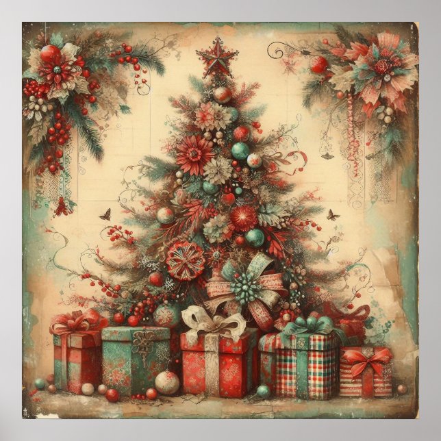 Vintage Christmas Poster (Framsidan)