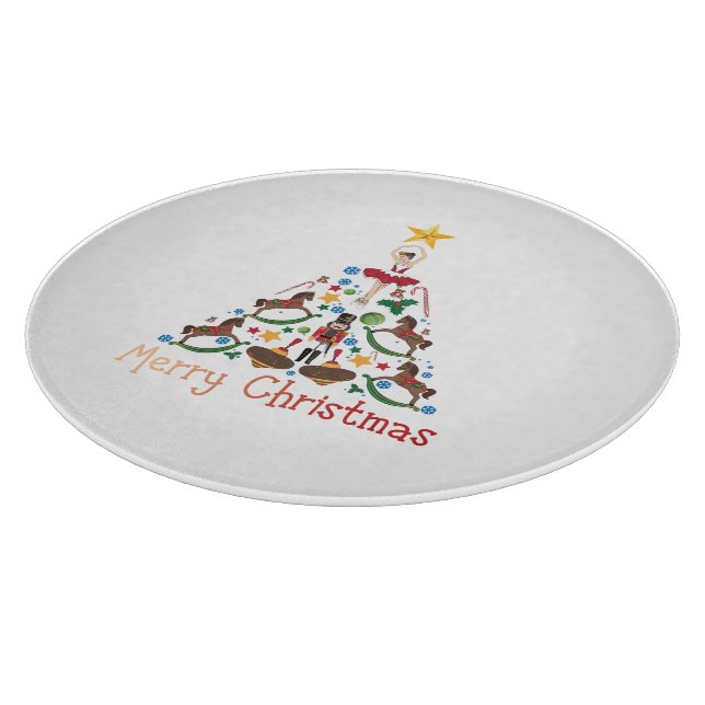 Vintage christmas rockande häst (Hörn)