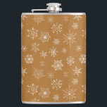 vintage christmas snöflingor fickplunta<br><div class="desc">vintage christmas snöflingor</div>