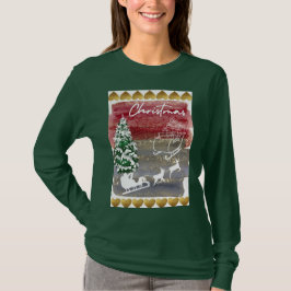 Vintage Christmas trees T Shirt