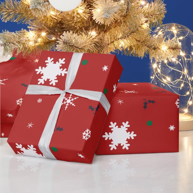 Vintage christmas Wrapping Papper Presentpapper (Helgdagar)