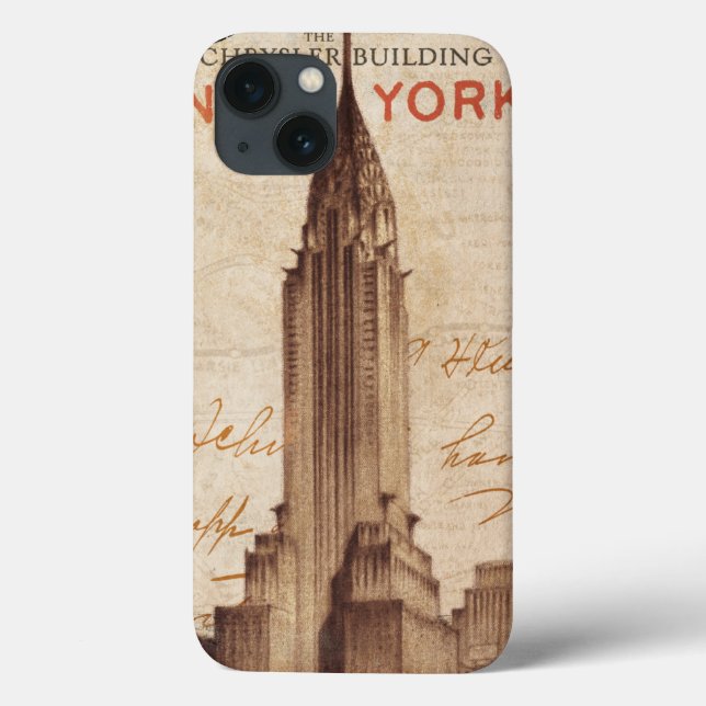 Vintage Chrysler Bygger i New York (Baksida)