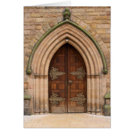 Vintage Church Doors - Förenade kungariket - Card Hälsningskort