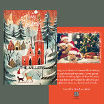 Vintage Church Photo Message jul Julkort<br><div class="desc">Gratulera till julstämningen med vårt Vintage Church Photo Message jul Card, ett fantastiskt sätt att skicka ditt varmaste önskemål och sprida jultidens glädje. Det här vackert designade kortet fångar den tidlösa charmen från en vintage kyrkoscen och skapar en bildkonturesk för ditt helgdag-meddelande. Anpassa ditt julkort genom att lägga till ett...</div>