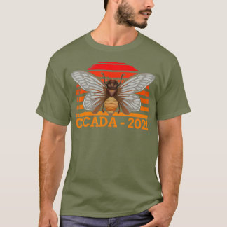 Vintage Cicadas Brood X östra usa 2021 Insekt T Shirt