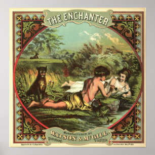 Vintage Cigar Ad: Enchanter Poster