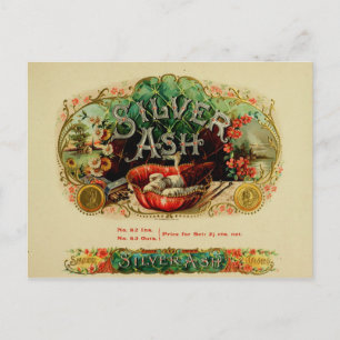 Vintage Cigar Box-etikett Vykort