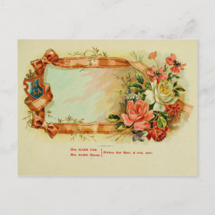 Vintage Cigar Box-etikett Vykort