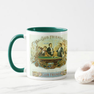 Vintage Cigar-etikett Mugg
